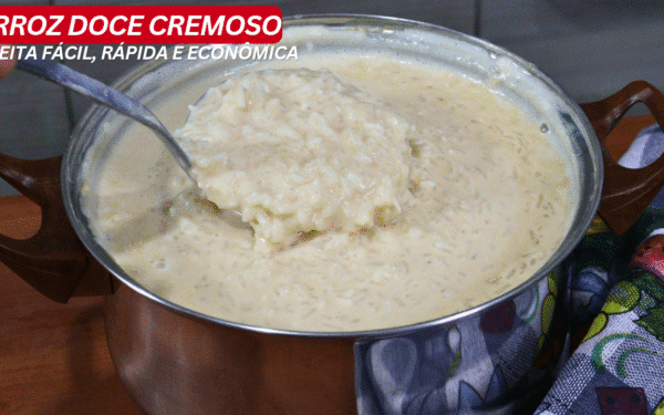 Arroz Doce Cremoso com Doce de Leite : Receita Fácil.