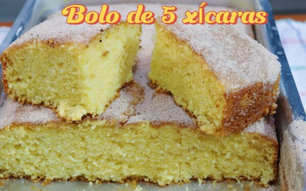 BOLO FOFO DE 5 XÍCARAS – RECEITA FÁCIL E DELICIOSA