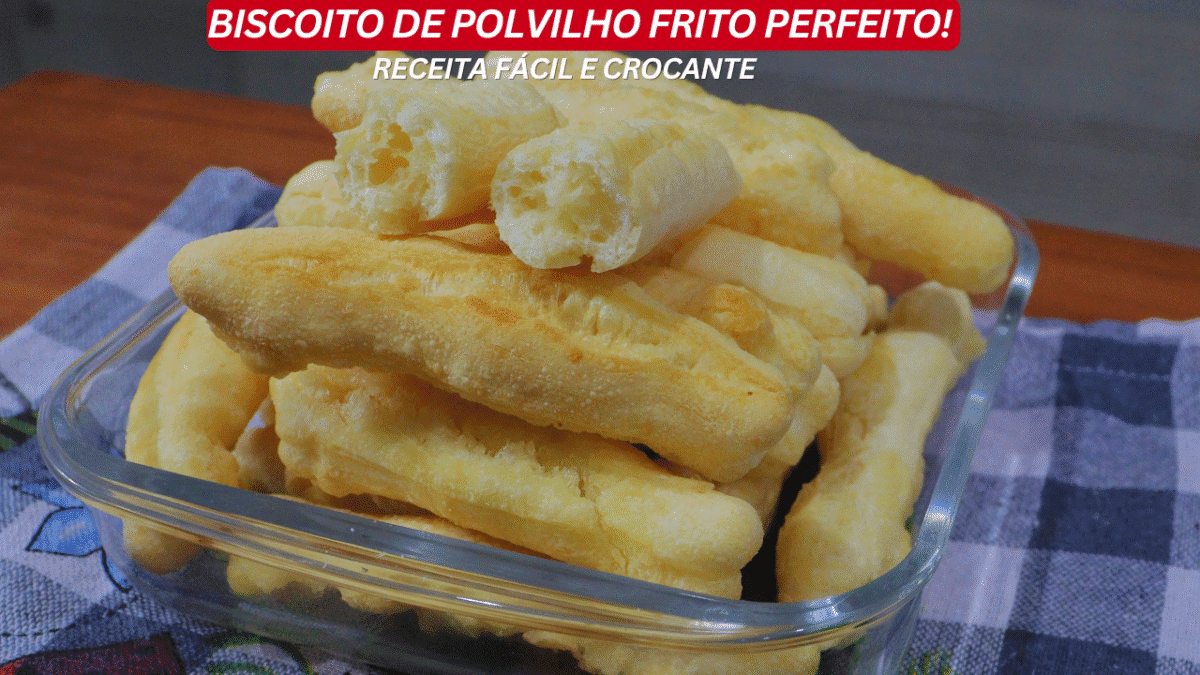 Biscoito de Polvilho Frito — Receita fácil, sequinha e com dica INCRÍVEL.