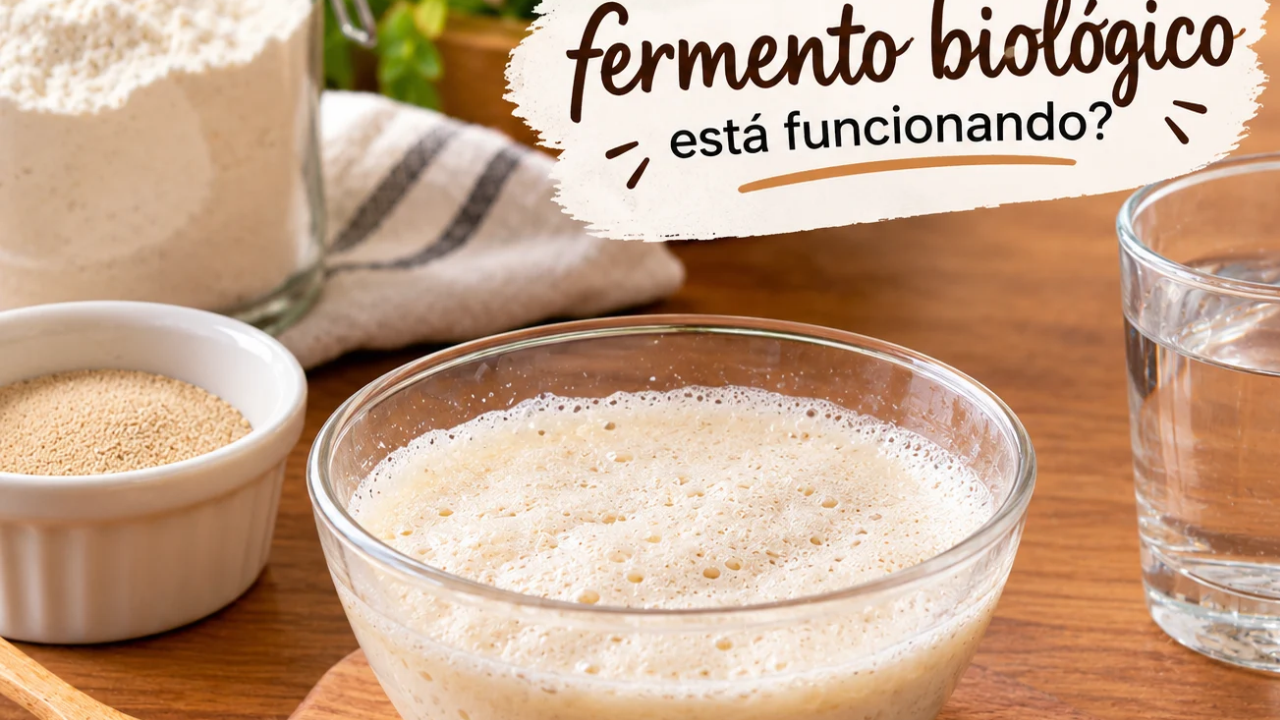 Como saber se o fermento biológico está funcionando antes de fazer pão