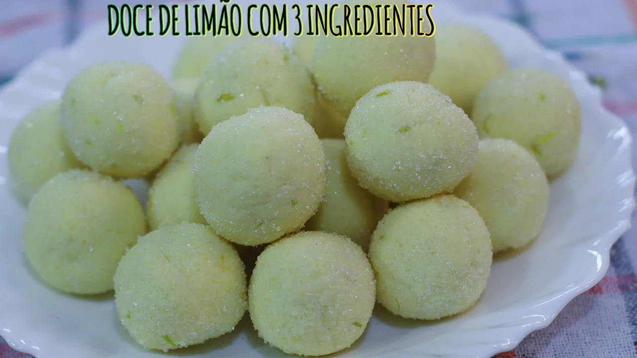 Docinho de Limão Fácil: Apenas 3 Ingredientes