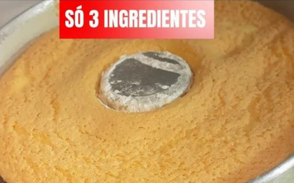Bolo de Brevidade com Apenas 3 Ingredientes.