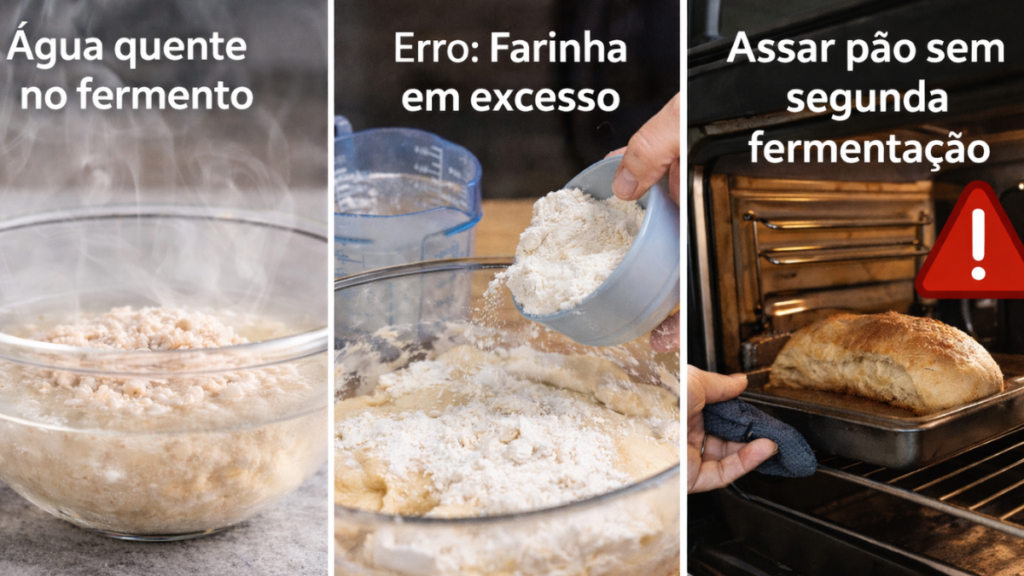 Erros Comuns ao Fazer Pão Caseiro (e Como Evitar Cada Um Deles)