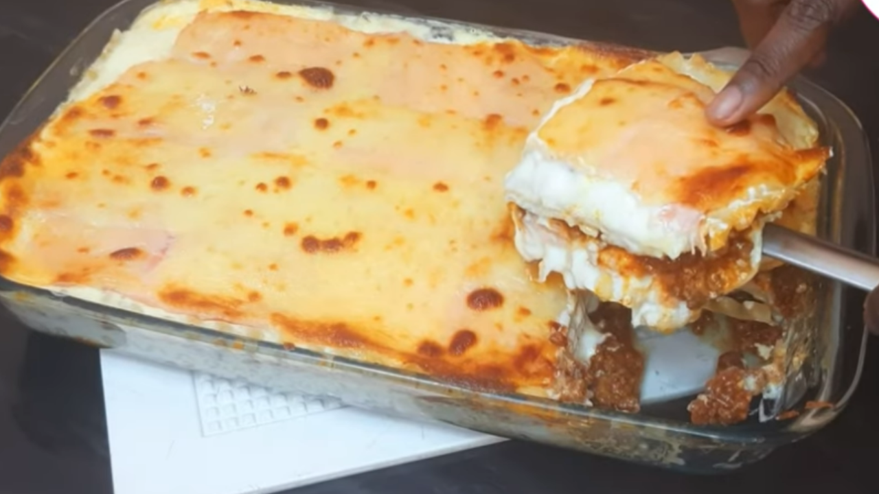 Lasanha Simples Fácil e Rápida que Fica Cremosa e Muito Saborosa