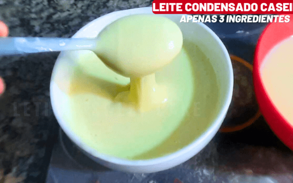 Leite Condensado Caseiro com Apenas 3 Ingredientes