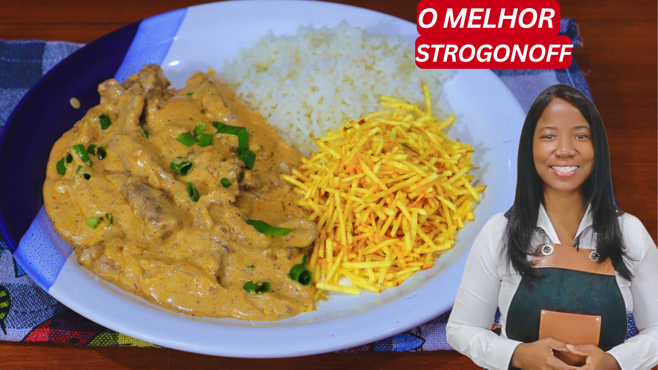 Strogonoff de Carne Cremoso que  Fica Perfeito