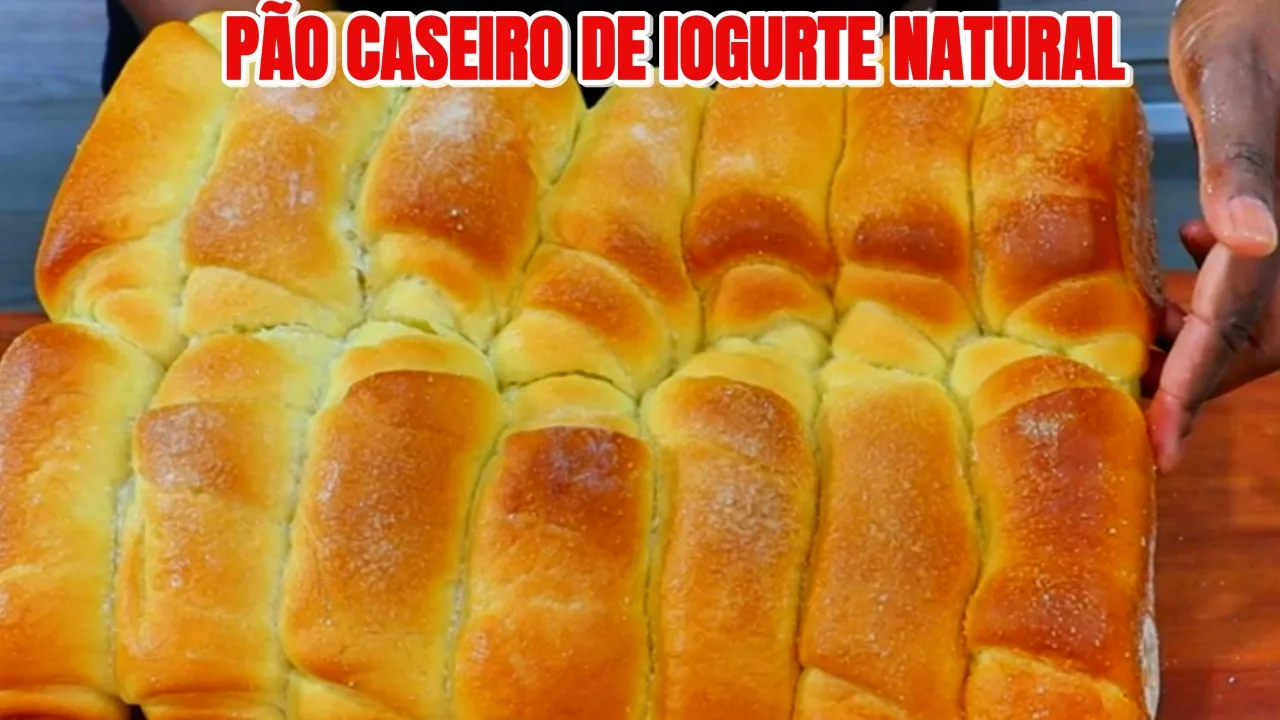 Pão de Iogurte Natural Delicioso e Macio
