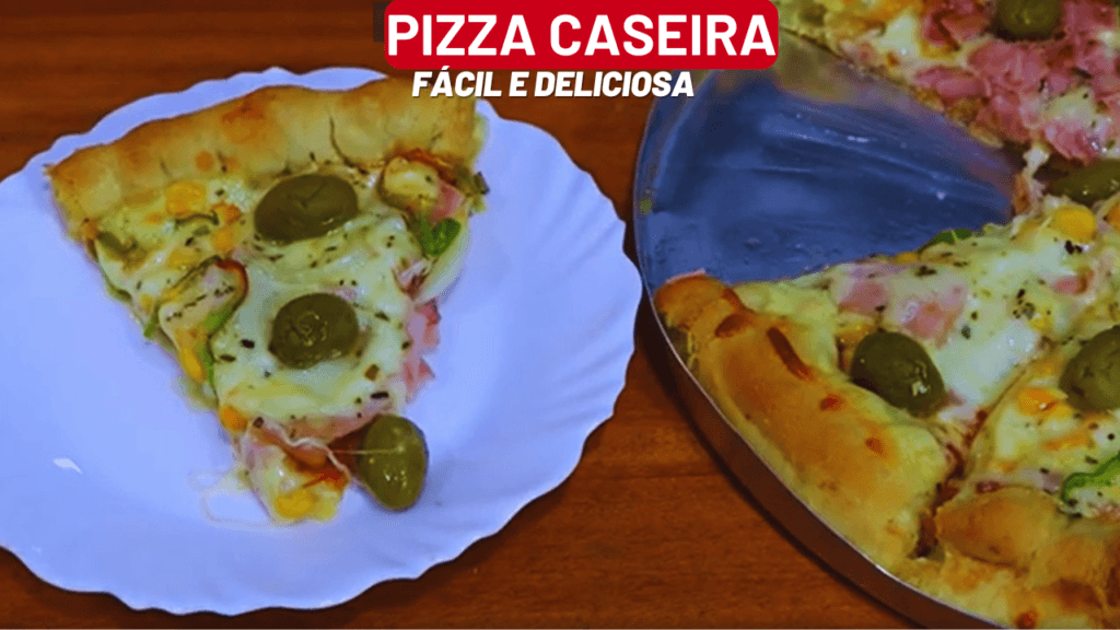 Receita de Pizza Caseira: Massa Fácil e Deliciosa 🍕🍴 1 Receita de Pizza Caseira Facil e Deliciosa 🍕🍴
