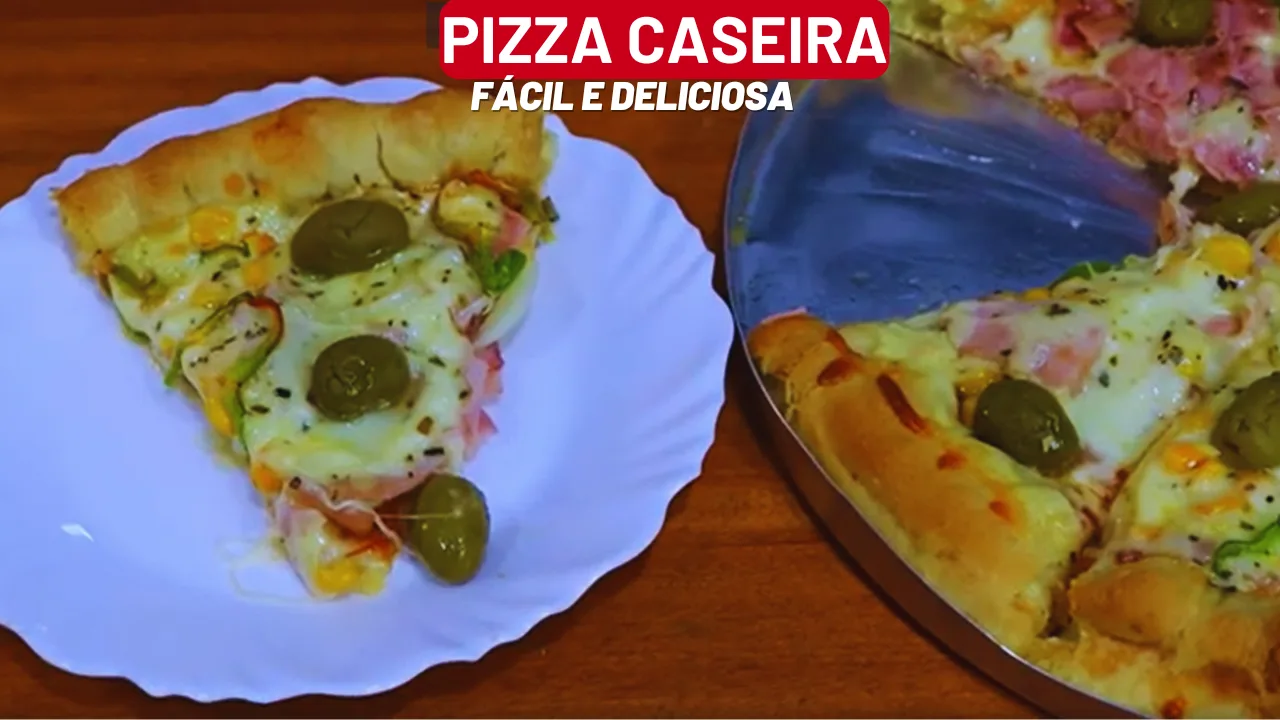Receita de Pizza Caseira: Massa Fácil e Deliciosa 🍕🍴