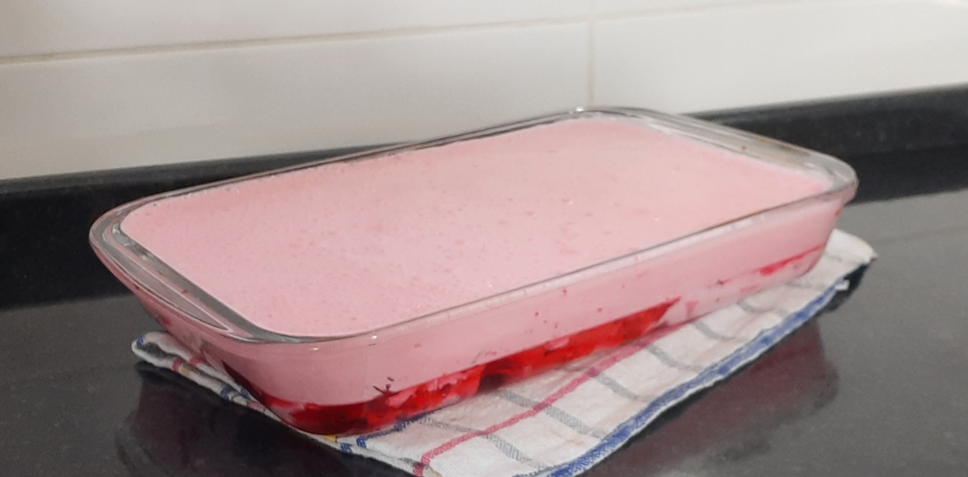 Sobremesa de Gelatina. Apenas 2 Ingredientes!