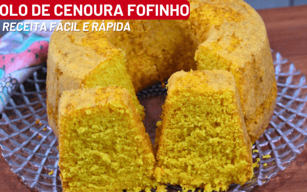 Bolo de Cenoura Fofinho: Receita Fácil e Deliciosa.