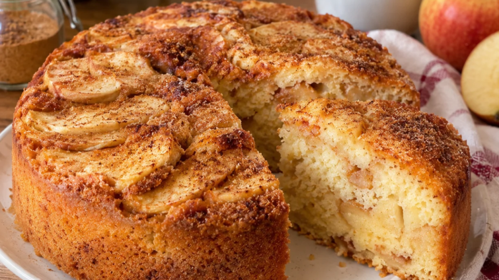 bolo de maca com canela fofinho