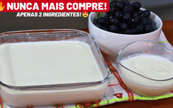 🥛 Iogurte Natural Caseiro: Receita Fácil, Cremosa e Econômica