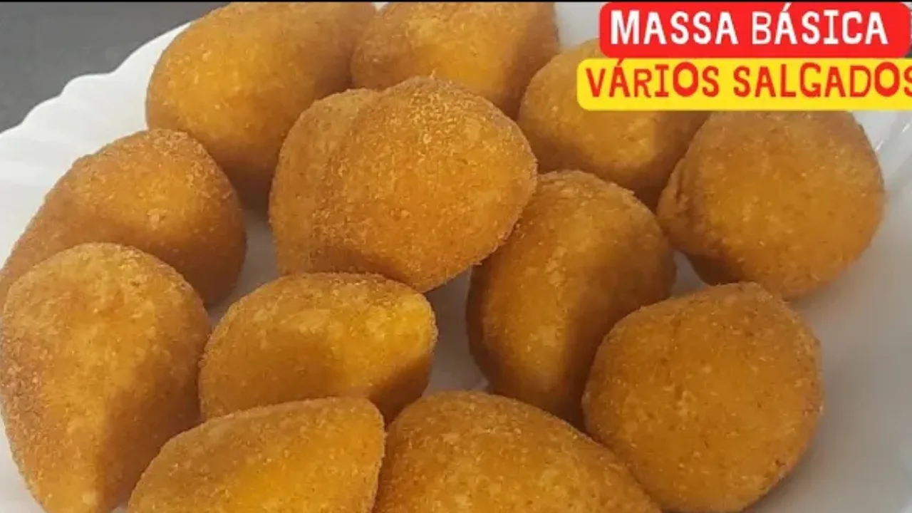 Massa Básica para Salgados: Receita Perfeita para Coxinhas.