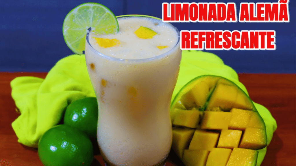 Como fazer Limonada Alemã Cremosa: Refresque-se com Sabor 1 limonada alema receitas faceis e rapidas