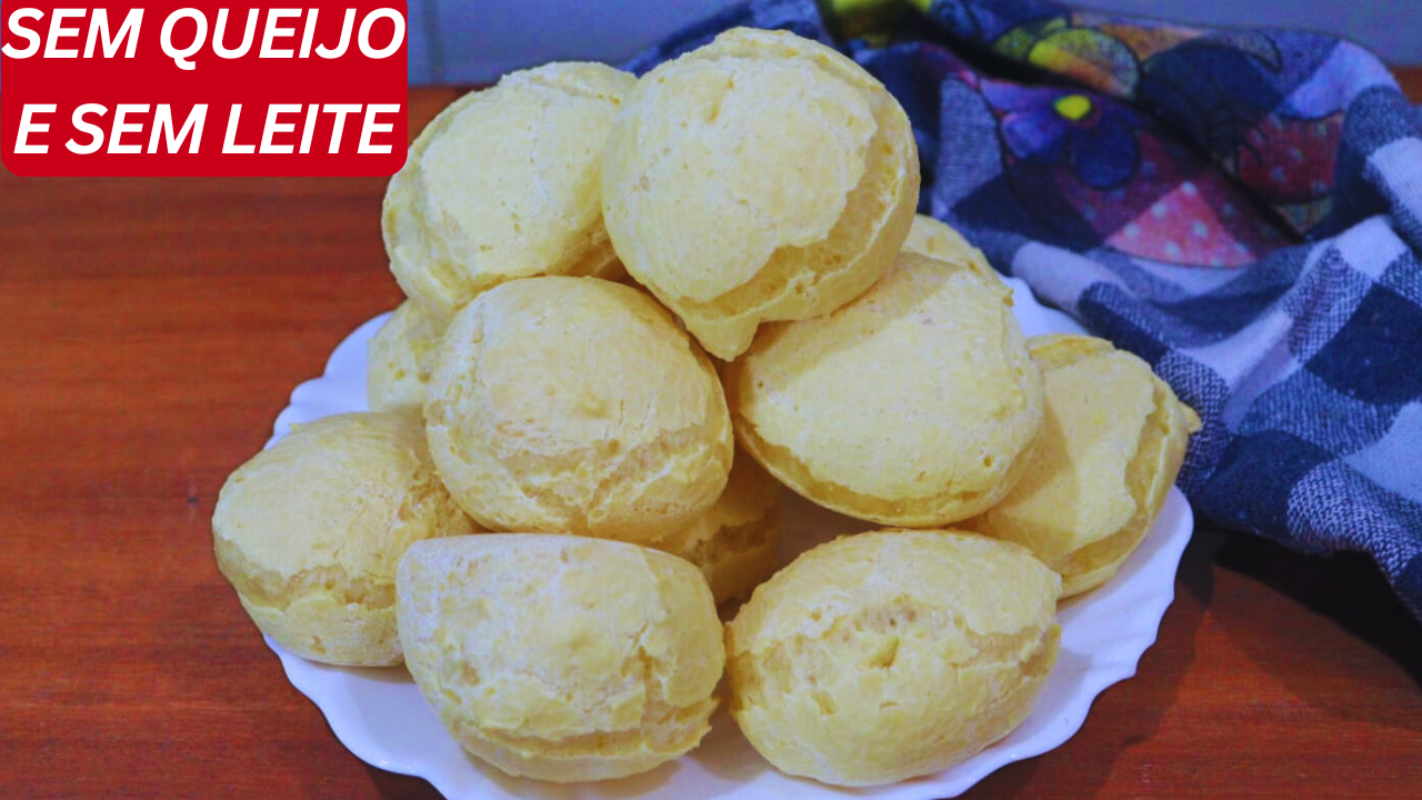 Biscoito de Polvilho Assado – Sem Queijo e Sem Leite