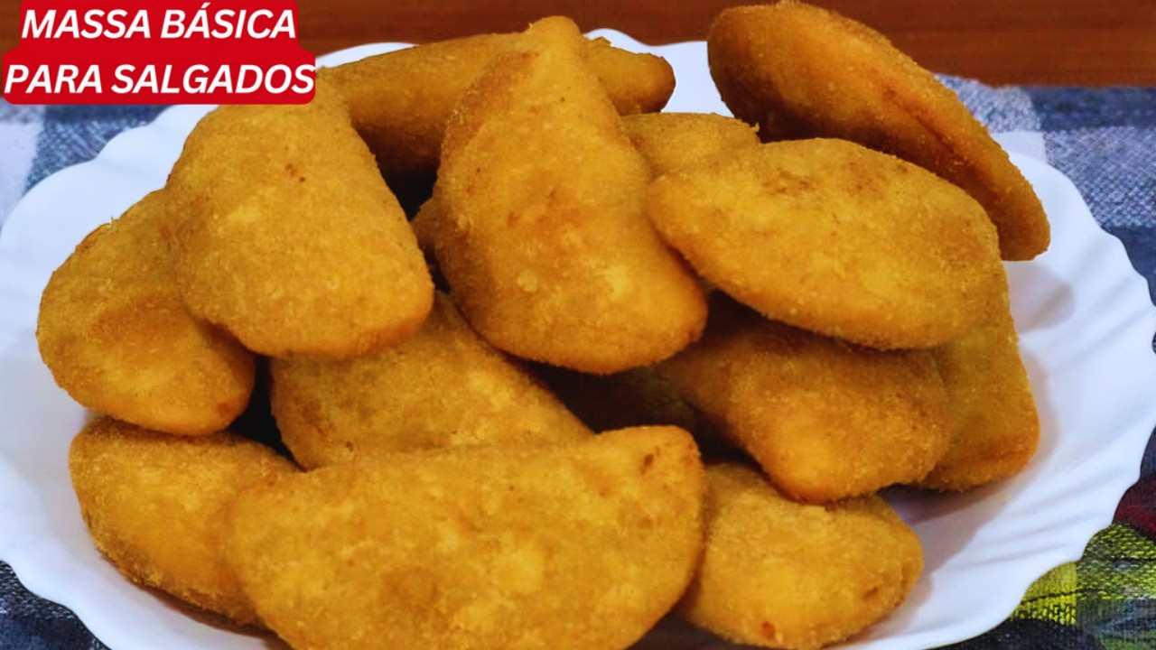 Massa Básica para Salgados Fritos – Risole, Coxinha, Bolinha de Queijo e Pastelzinho