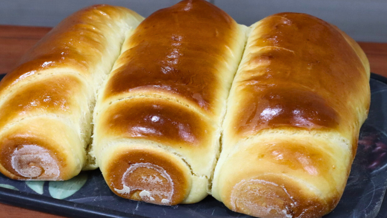 Pão Caseiro Super Fofinho e Crescido. Receita Fácil e Rápida