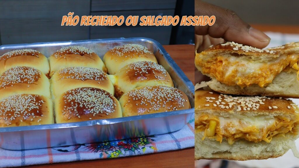 Se você está procurando uma receita fácil, prática e irresistível para um lanche da tarde ou até mesmo para substituir o jantar, esse pão recheado com frango e queijo é a escolha perfeita!